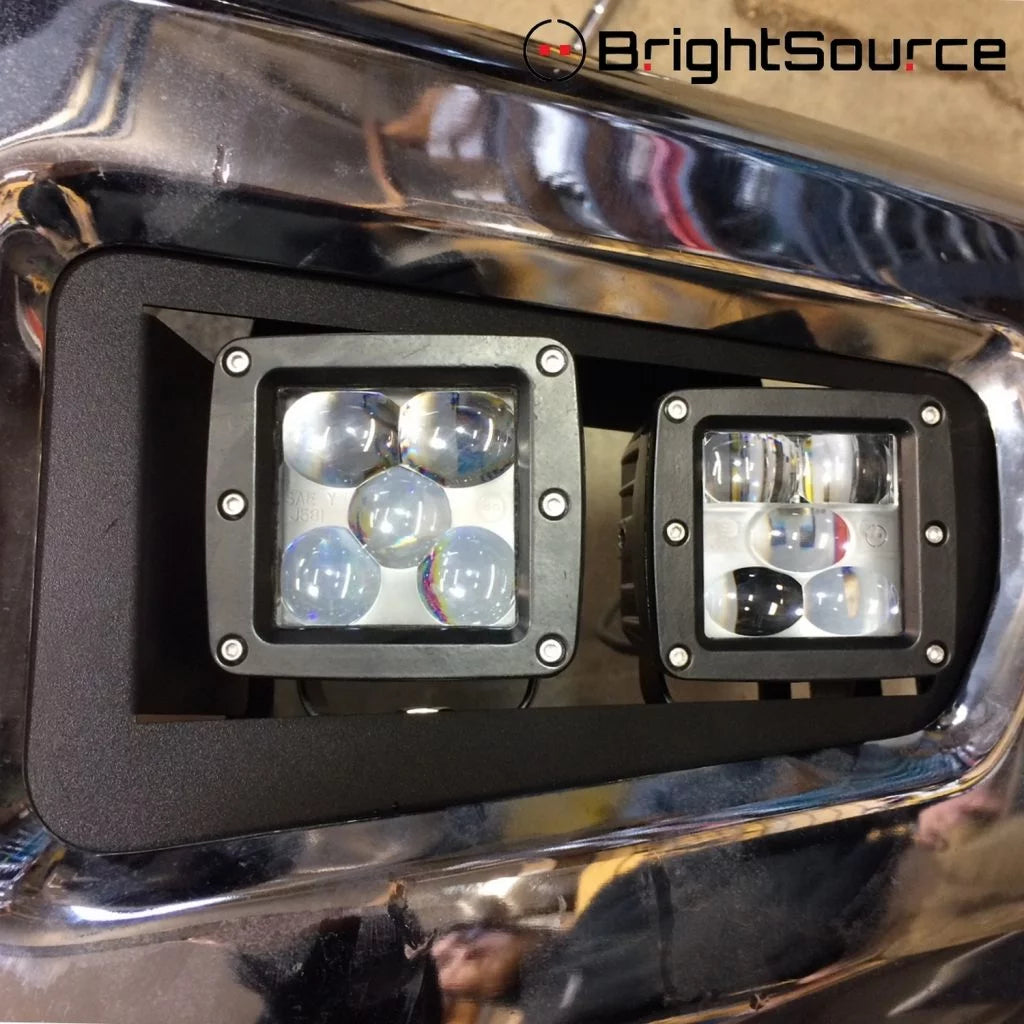 75003F - 3″ Cube Light Kit, Yellow Fog Pattern, SAE/DOT Compliant