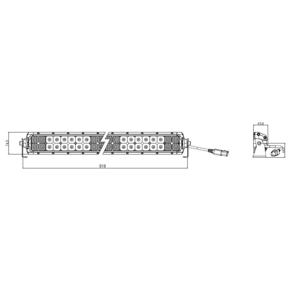 72230 - 30″ ECO2 Double Row Light Bar