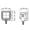 74006 - 2.75″ Cube Light Kit – Driving Pattern, Bezeless Lens Design, includes 2 Lamps and a Harness