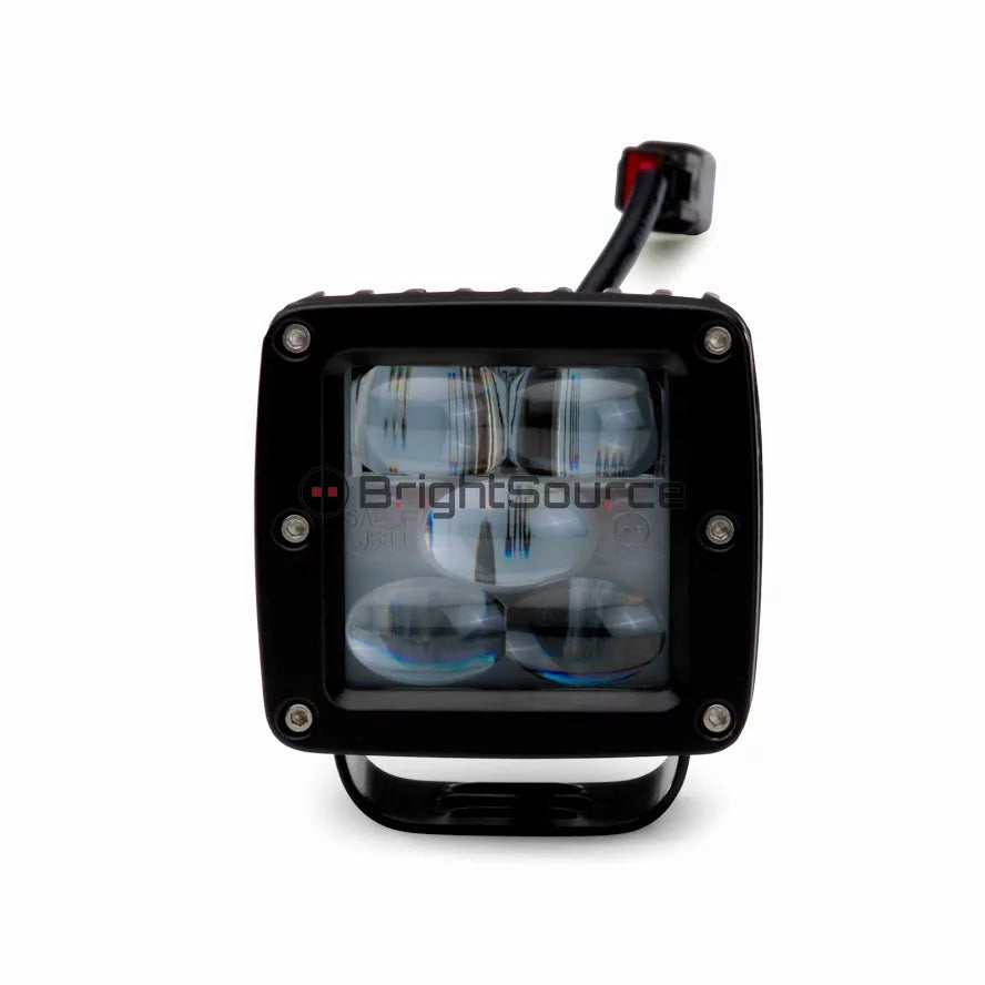 75001F - 3″ Cube Light Kit, Fog Pattern, SAE/DOT Compliant (PAIR)