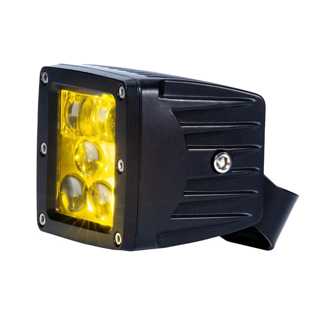 75003F - 3″ Cube Light Kit, Yellow Fog Pattern, SAE/DOT Compliant