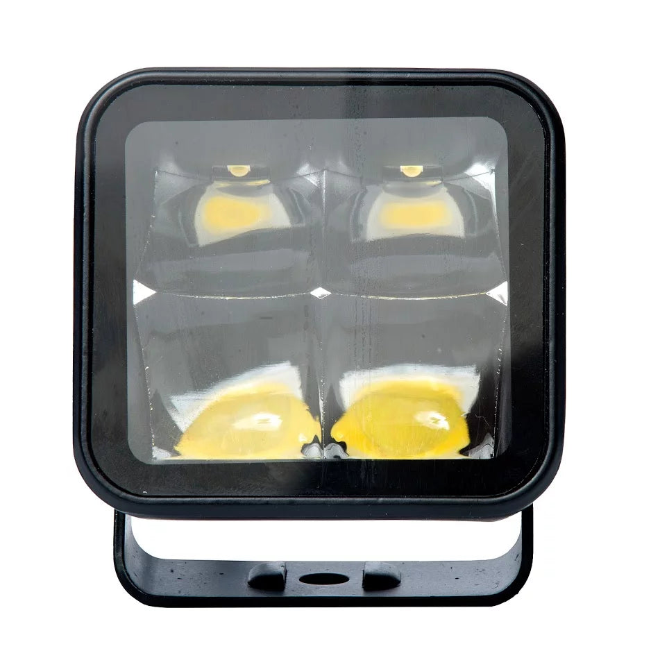 76006 - 3.2″ Cube Light Kit – Driving Pattern, Bezeless Lens Design, includes 2 Lamps and a Harness
