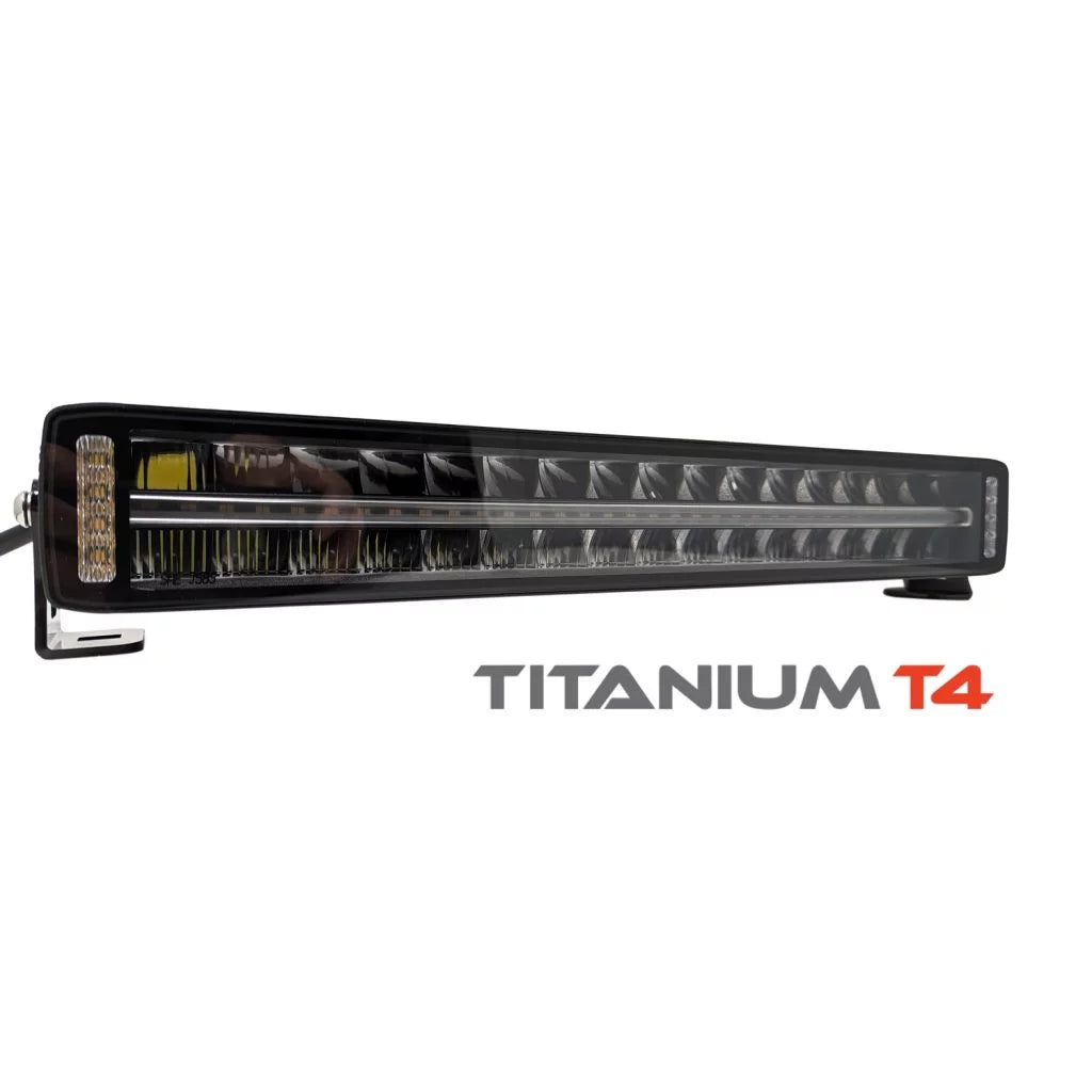 76240 - 20″ Titanium T4 Quad Function – Dual Beam Light Bar