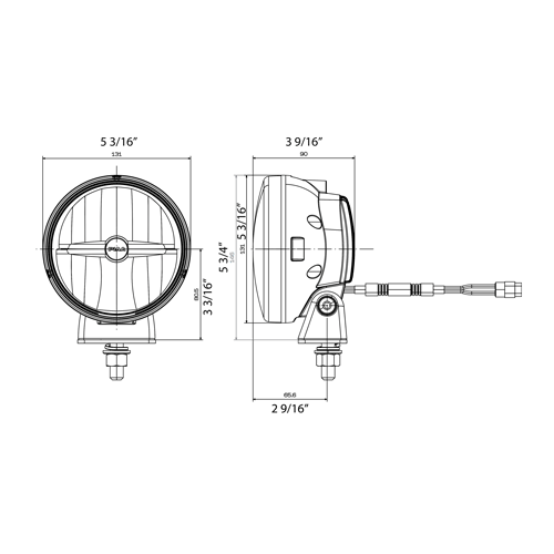 5572 - PIAA LP550 LED White Driving Beam Kit