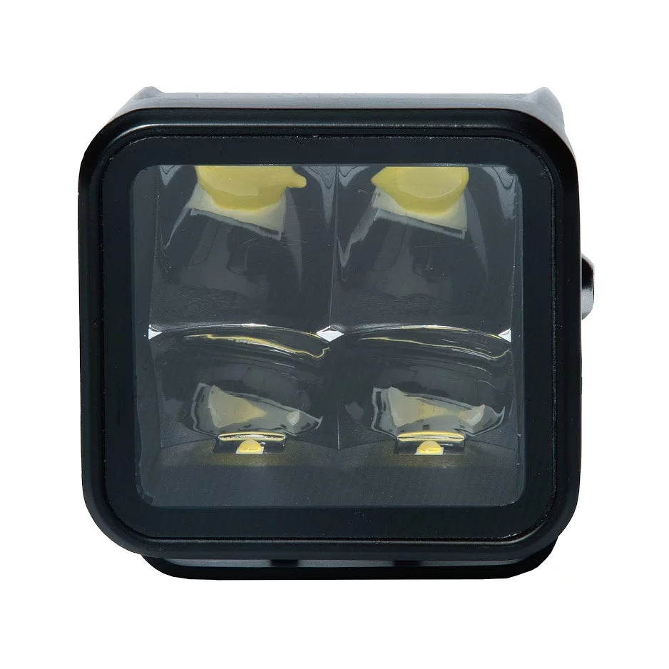 74006 - 2.75″ Cube Light Kit – Driving Pattern, Bezeless Lens Design, includes 2 Lamps and a Harness