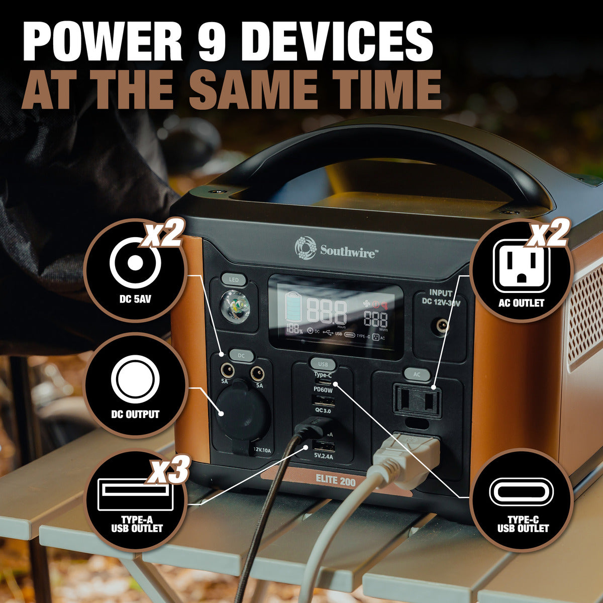 Portable Power Station, Southwire Elite 200 Series - 53250