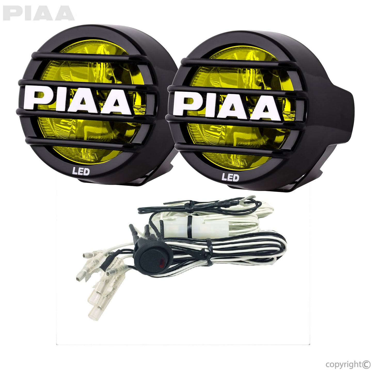 22-05372 - PIAA LP270 LED Yellow Driving Beam Kit