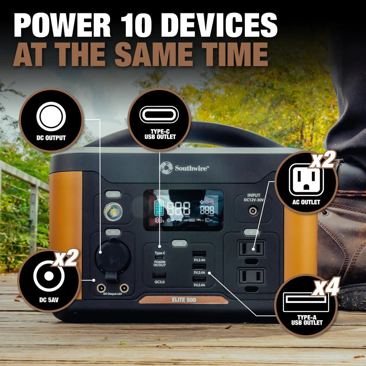 Southwire Elite 500 Series Portable Power Station - 53252